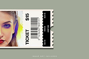 Live Concert Ticket Template PSD, a Card Template by Posterfello (Thumbnail 3 of 3)