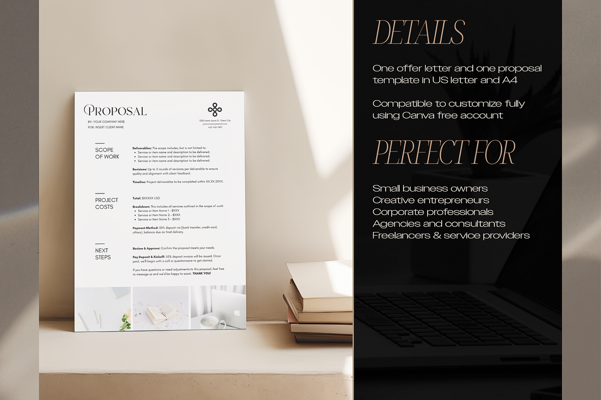 Business Offer Letter and Proposal, a Flyer Template by Creatif Foundry (Photo 4 of 5)