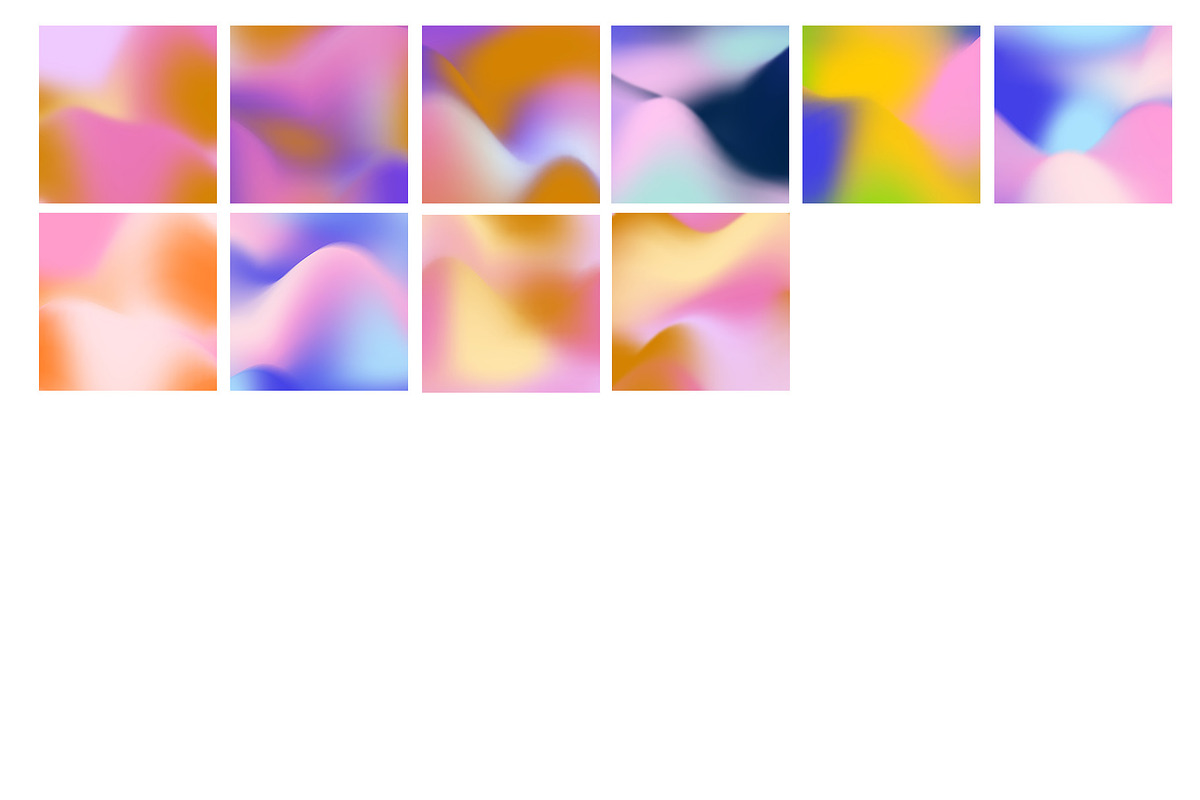80 Abstract Gradients, a Texture Illustration by cafelab_store (Photo 6 of 8)