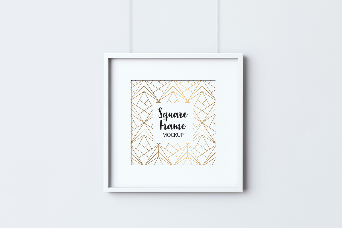 Minimal Square Frame Mockup, a Product Mockup by Graphic Xtreme (Photo 1 of 3)
