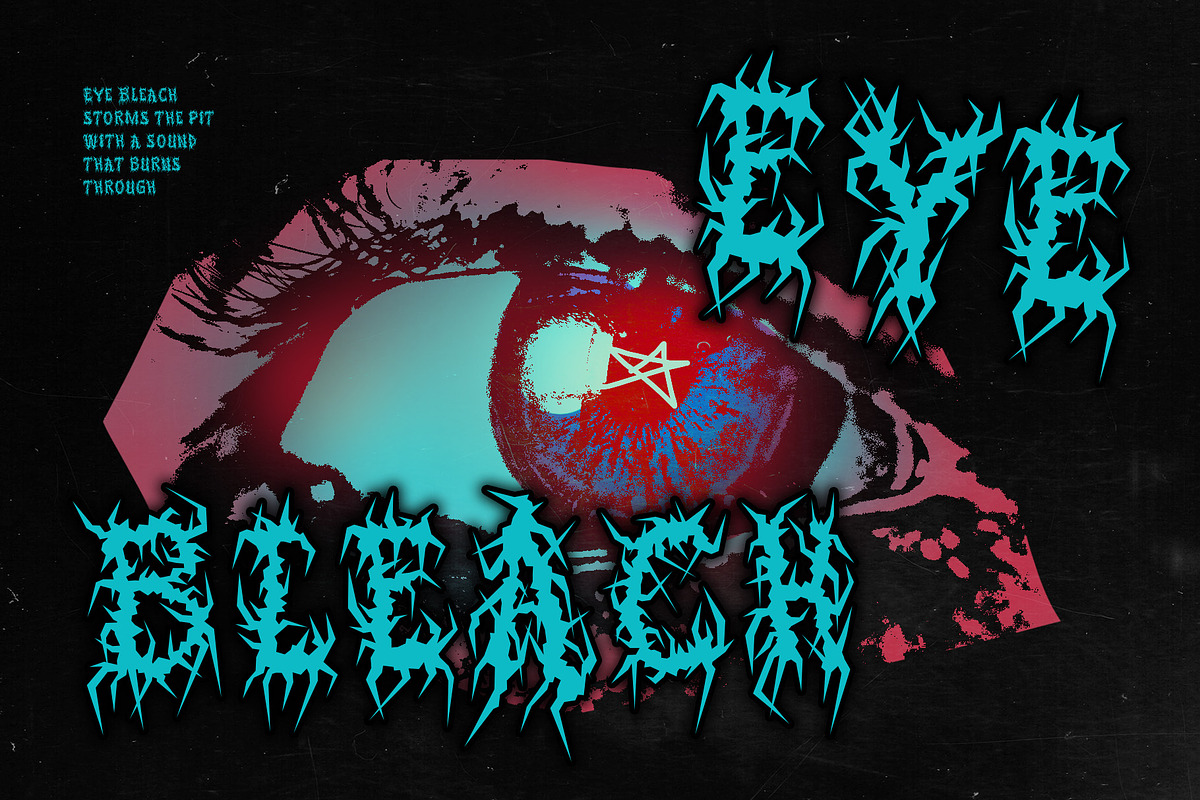 CS Scream – Black Metal Font, a Blackletter Font by Craft Supply Co. (Photo 2 of 8)