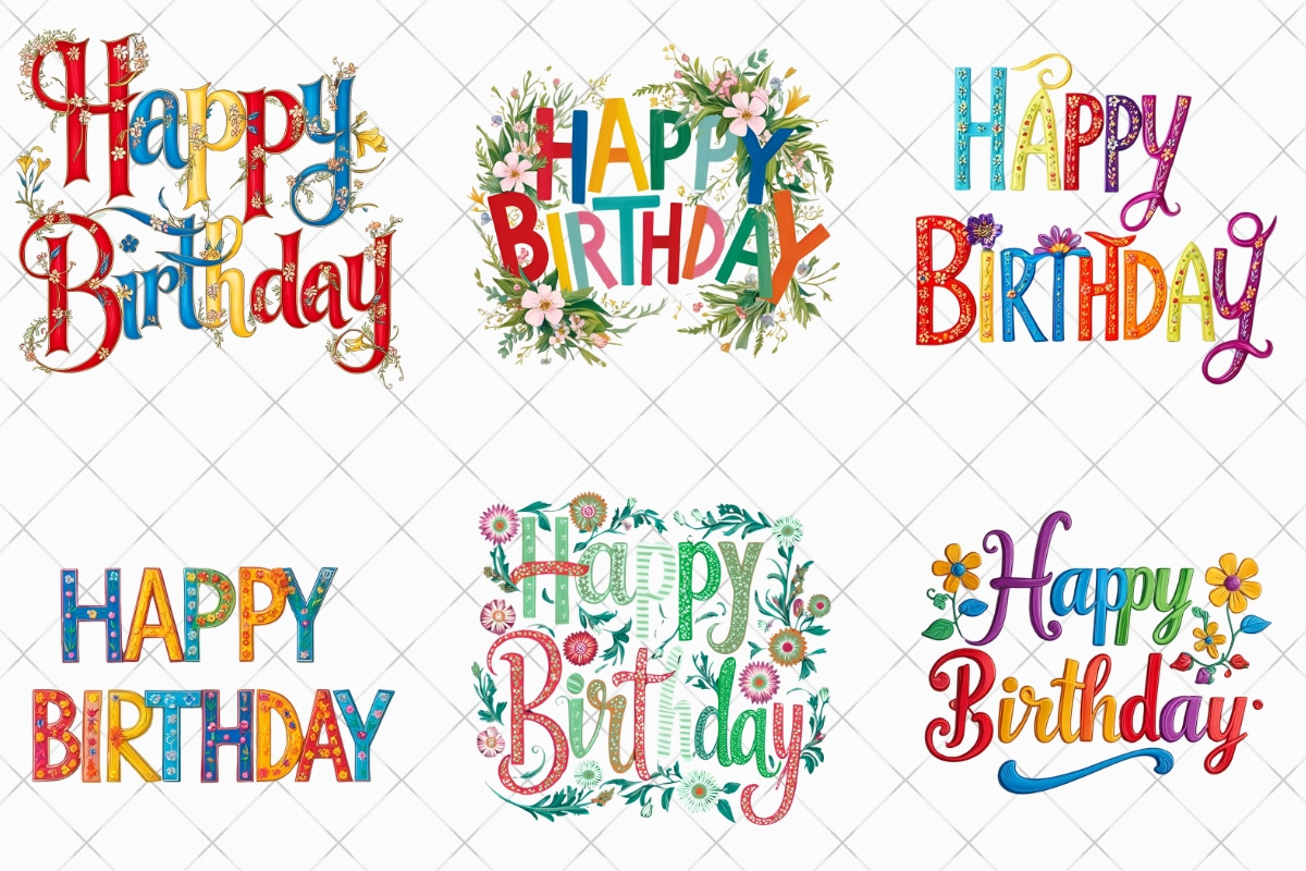 Happy Birthday Graphics, a Graphic by Catchy Ideaz (Photo 2 of 5)
