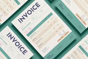 Invoice 02, a Stationery Template by FathurFateh