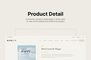 Booksaw Bookstore Website Template