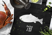 Seafood shop illustrations, an Animal Illustration by Zhemchuzhina (Thumbnail 1 of 5)