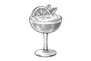 Сocktail or dessert glasses., a Food Illustration by Irina Trusova (Thumbnail 2 of 5)