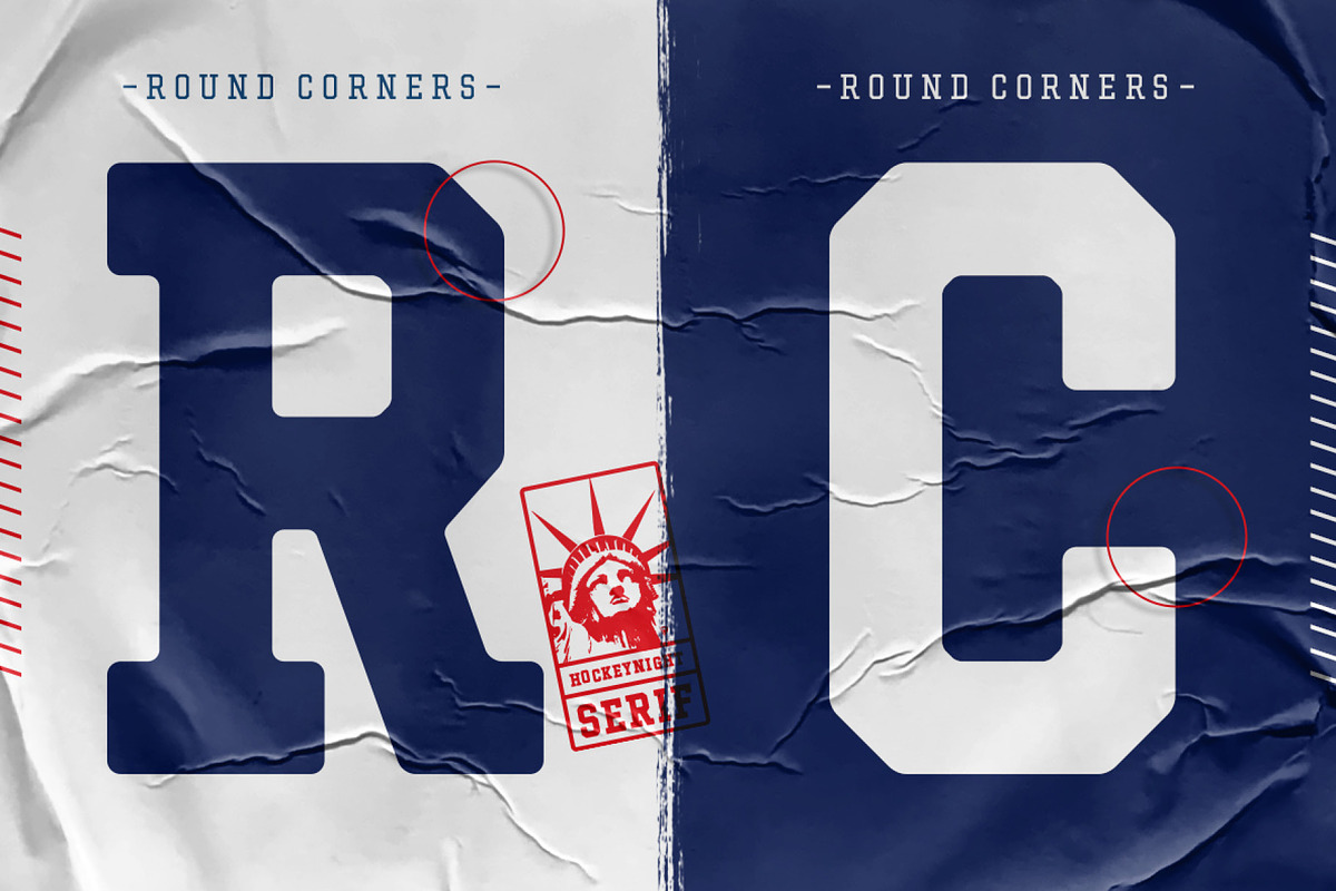 Hockeynight Serif, a Font by XTOPH - Fonts (Photo 8 of 8)