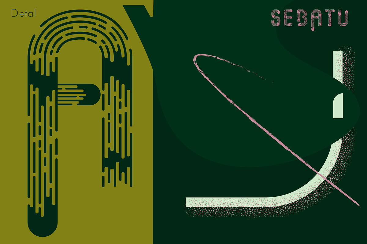 Sebatu modern font preview 3
