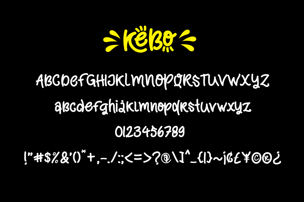 kebo - handwritten style, a Font by DiosiArt (Photo 6 of 8)