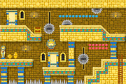 Platformer Game Tile Set 10, an Illustration by pzUH (Thumbnail 3 of 5)