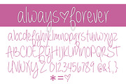 Always Forever Font Family, a Script Font by Brittney Murphy Design (Thumbnail 2 of 4)