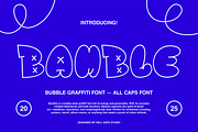 Bamble Bubble Graffiti Font, a Handwritten Font by GRVS Studio (Thumbnail 1 of 6)