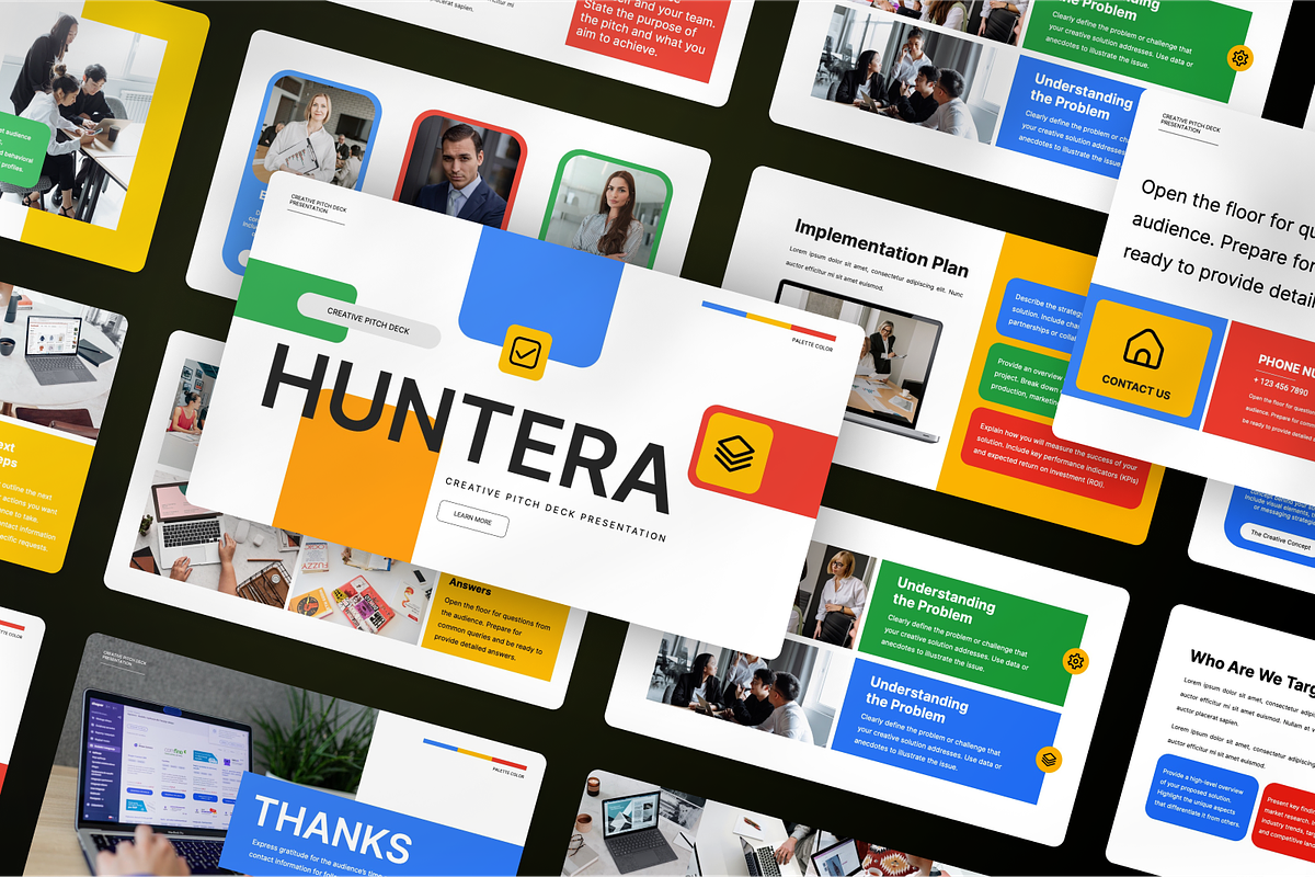 Creative Pitc Deck Google Slide, a Presentation Template by SquidPixey (Photo 6 of 7)