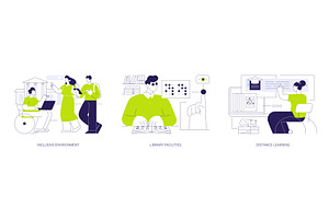 Accessibility and inclusion in, an Education Illustration by Visual Generation
