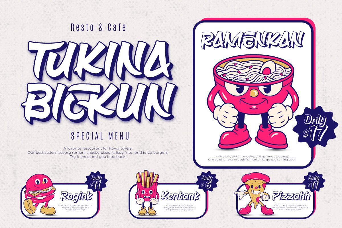 Reasin Brukut - Sign Painting Font, a Handwritten Font by twinstd (Photo 5 of 9)