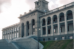 Krasnoyarsk River station, an Architecture Photo by Jan Jack Russo Media