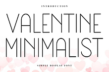 Valentine Minimalist