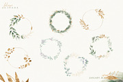 watercolour luxury foliage gold leaf, a Texture Illustration by January Bloom (Thumbnail 5 of 14)