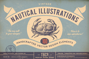 SALE! 100 Nautical Illustrations