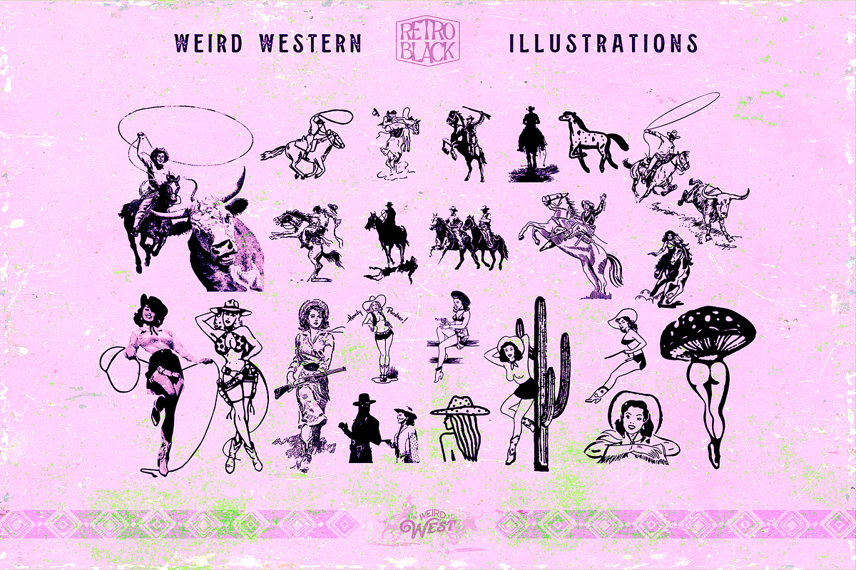 320 Western Icons and Illustrations, an Object Graphic by Retro Black Studio (Photo 7 of 16)