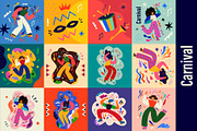 Brazil Carnival collection, an Object Illustration by MoleskoStudio (Thumbnail 1 of 15)