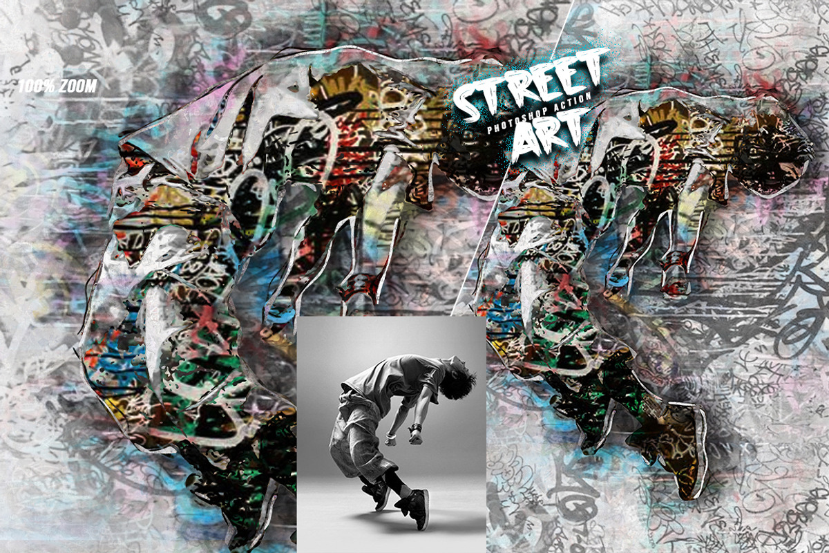Street Art Photoshop Action, an Action Add-On by Jacpot007 (Photo 2 of 4)
