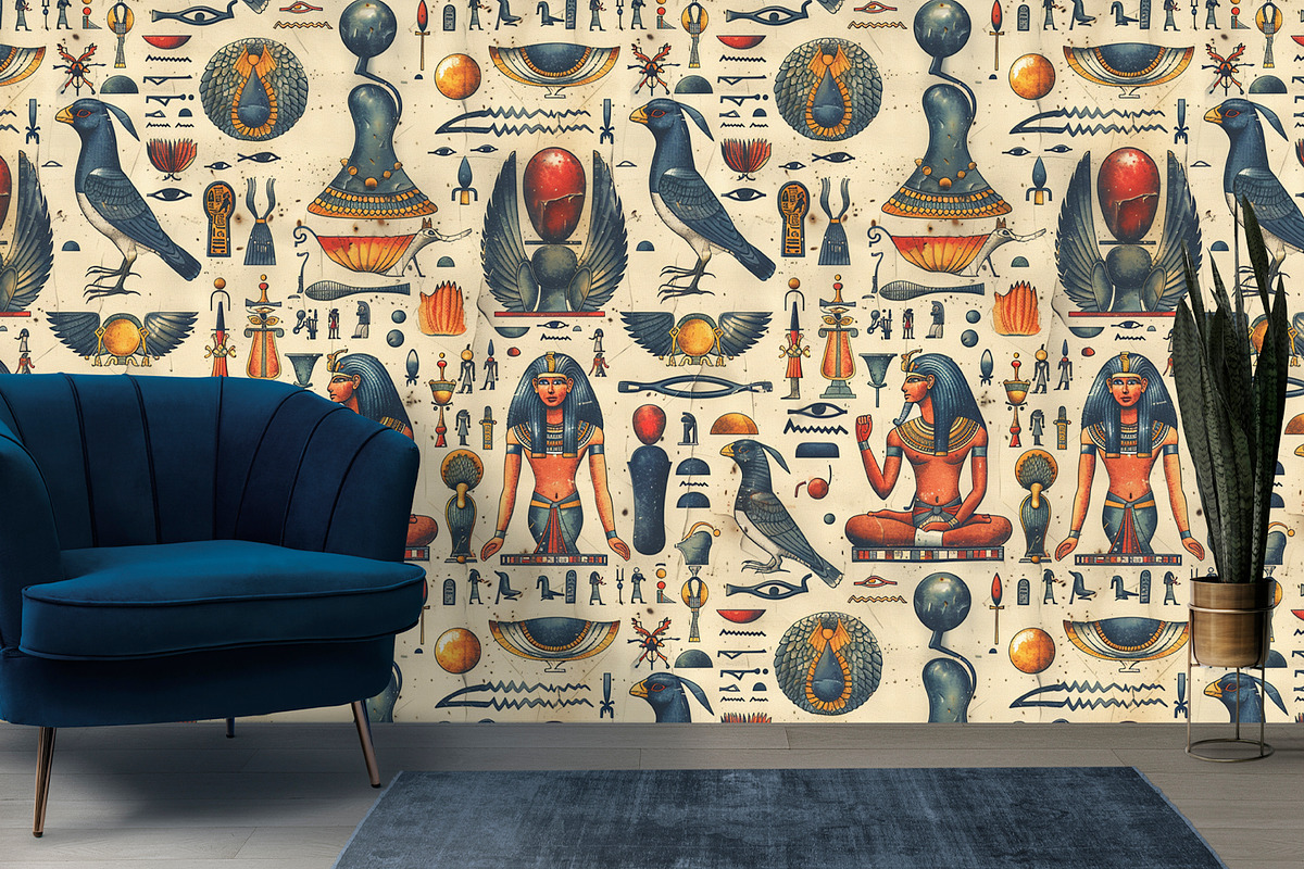 Egyptian Seamless Digital Papers, a Pattern Graphic by Gonez Studio (Photo 7 of 8)