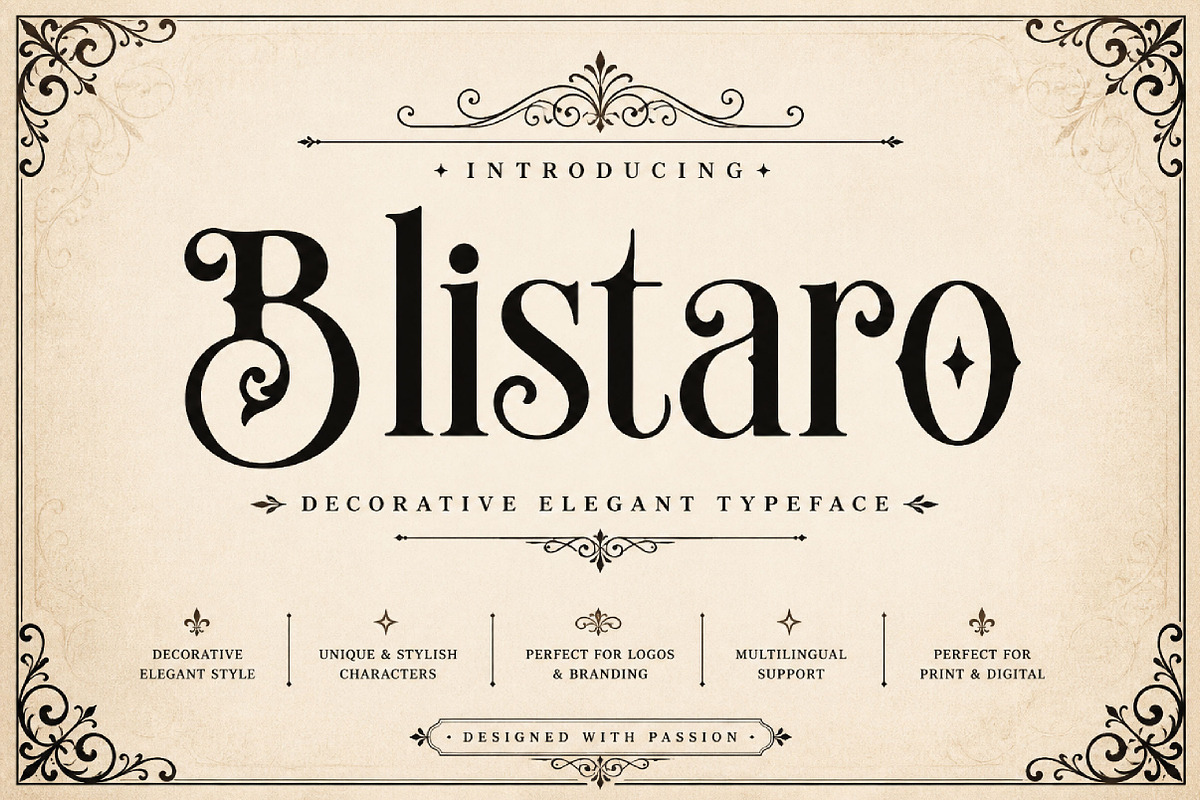 Modern Blackletter Mega Fonts Bundle, a Blackletter Font by Wow Magic (Photo 4 of 20)