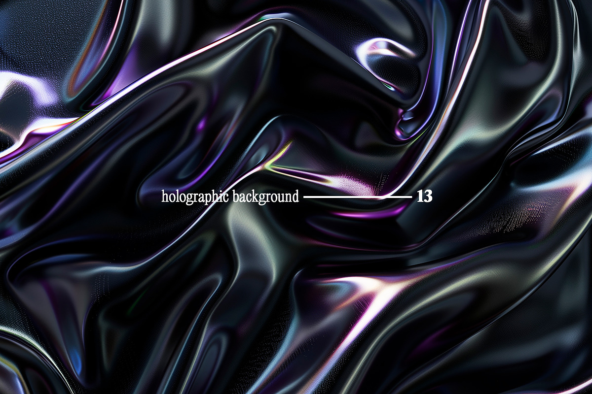 Dark Holographic Backgrounds, a Background Graphic by tatiankaart (Photo 14 of 17)