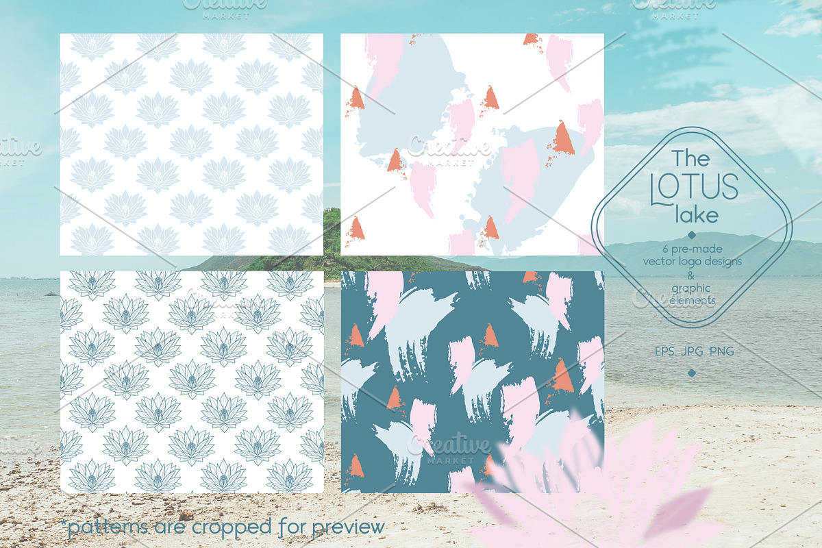 6 vector logo designs, a Branding & Logo Template by Nadia Murash (Photo 4 of 6)