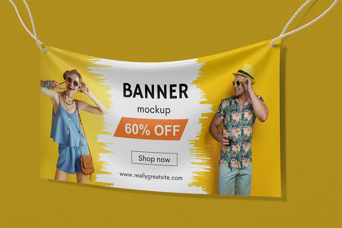 Banner Mockup, a Product Mockup by Bangdastudio (Photo 5 of 7)