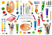 I love painting. Drawing equipments, an Object Illustration by Art and Funny (Thumbnail 3 of 5)