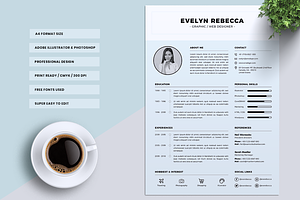 Minimalist CV Resume Vol. 04