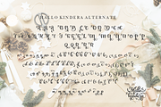 Hallo Kindera, a Script Font by Joko Setiono (Thumbnail 5 of 12)