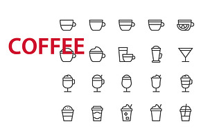 20 Offee UI Icons