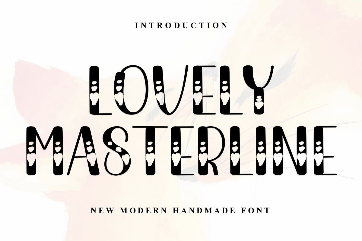Lovely Masterline, a Serif Font by FreshTypeINK (Photo 1 of 8)