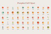 Harvest Thanksgiving fall clipart, a Decorative Illustration by Hanna Hryharenka (Thumbnail 19 of 20)