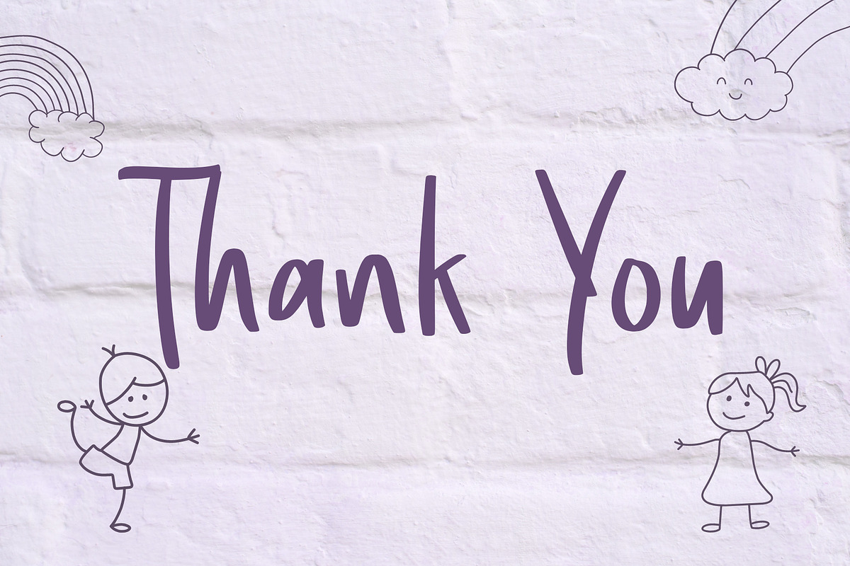 Kids Line - Handwritten Font, a Handwritten Font by alifryanzulfikar (Photo 8 of 8)