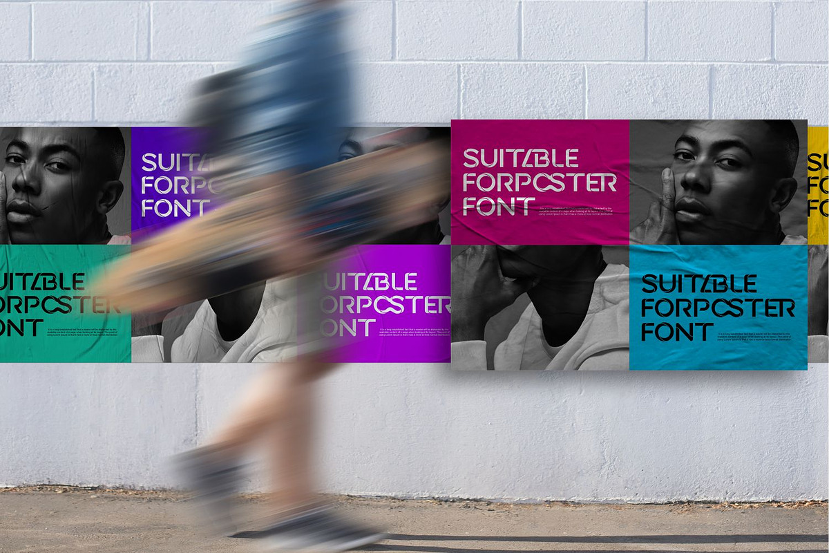 AQUOOS Modern Futuristic Display, a Sans Serif Font by WhymoreArt (Photo 8 of 11)