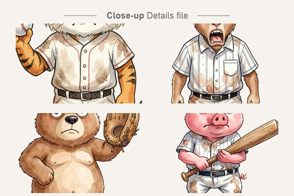 Sarcastic Animal Baseball, an Illustration by Artnoy (Photo 4 of 8)
