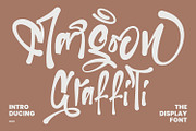 Margoon Graffiti Display Handmade, a Handwritten Font by Maulana Creative (Thumbnail 1 of 7)