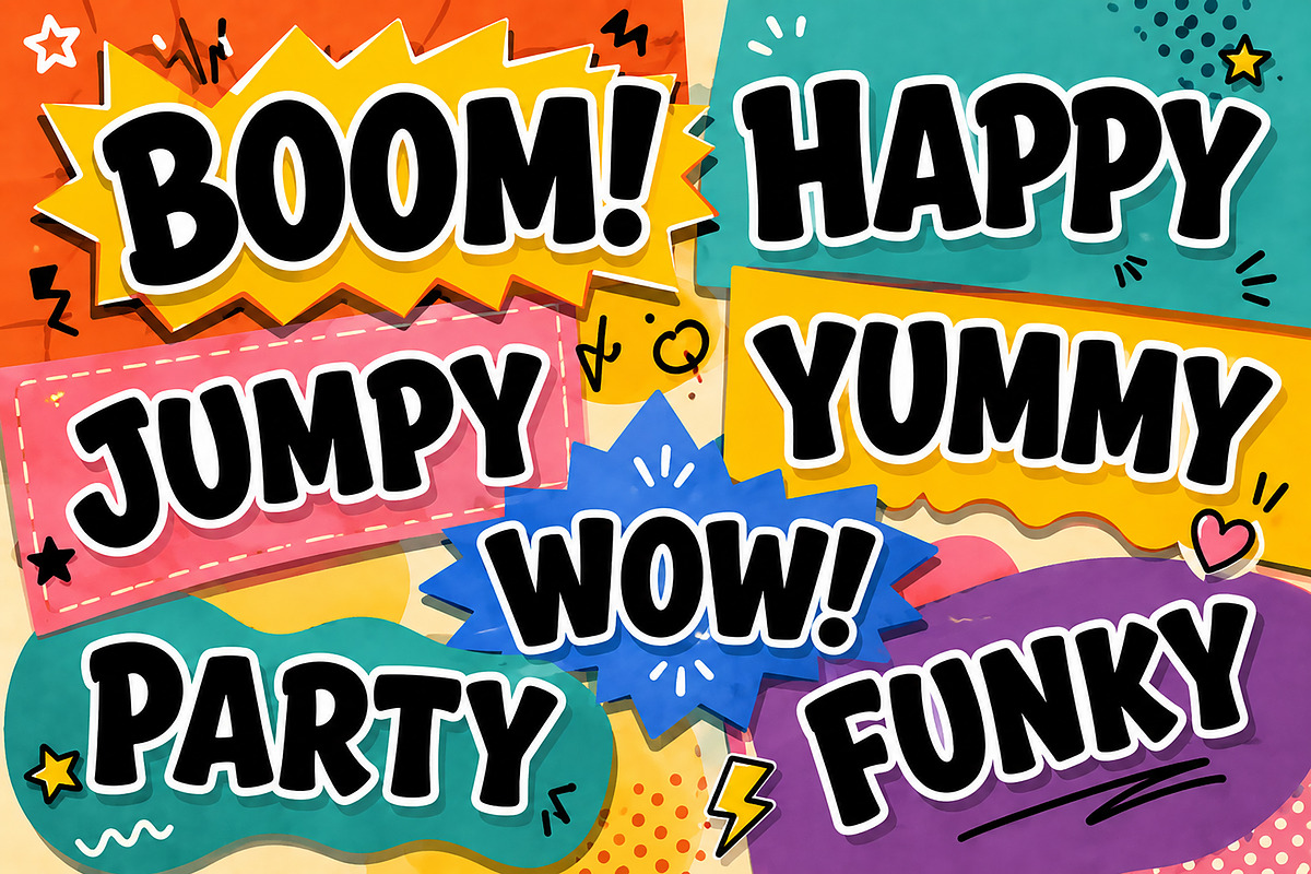 Bold Bounce, a Script Font by Wow Magic (Photo 3 of 3)
