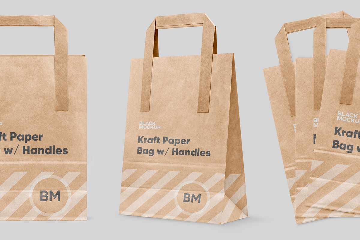 Paper bag mockup, a Product Mockup by BlackMockup (Photo 4 of 11)