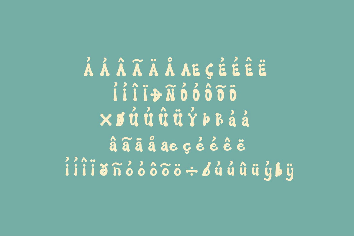 MANGROOVY retro vintage groovy type, a Font by WAP (Photo 4 of 6)