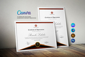 Certificate, a Stationery Template by DesignDevisers