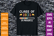 Class of 2035 in progress shirt SVG, an Education Illustration by Vignette.IT (Thumbnail 3 of 3)