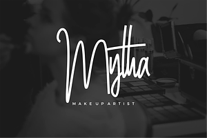 Ashytha Signature Font