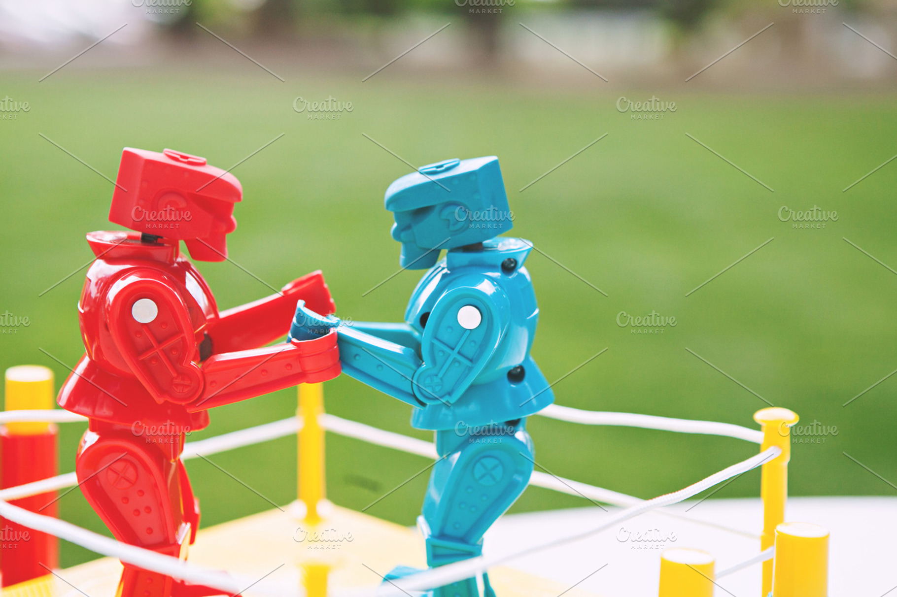 Fighting Robot Toy, a Sports & Recreation Photo by Josh Johnson