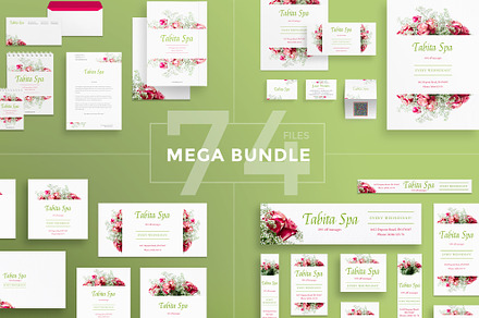 Mega Bundle | Tabita Spa, a Poster Template by Amber Graphics