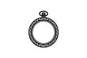 Vintage Pocket Watch SVG Bundle, an Illustration by yasushie (Thumbnail 7 of 31)
